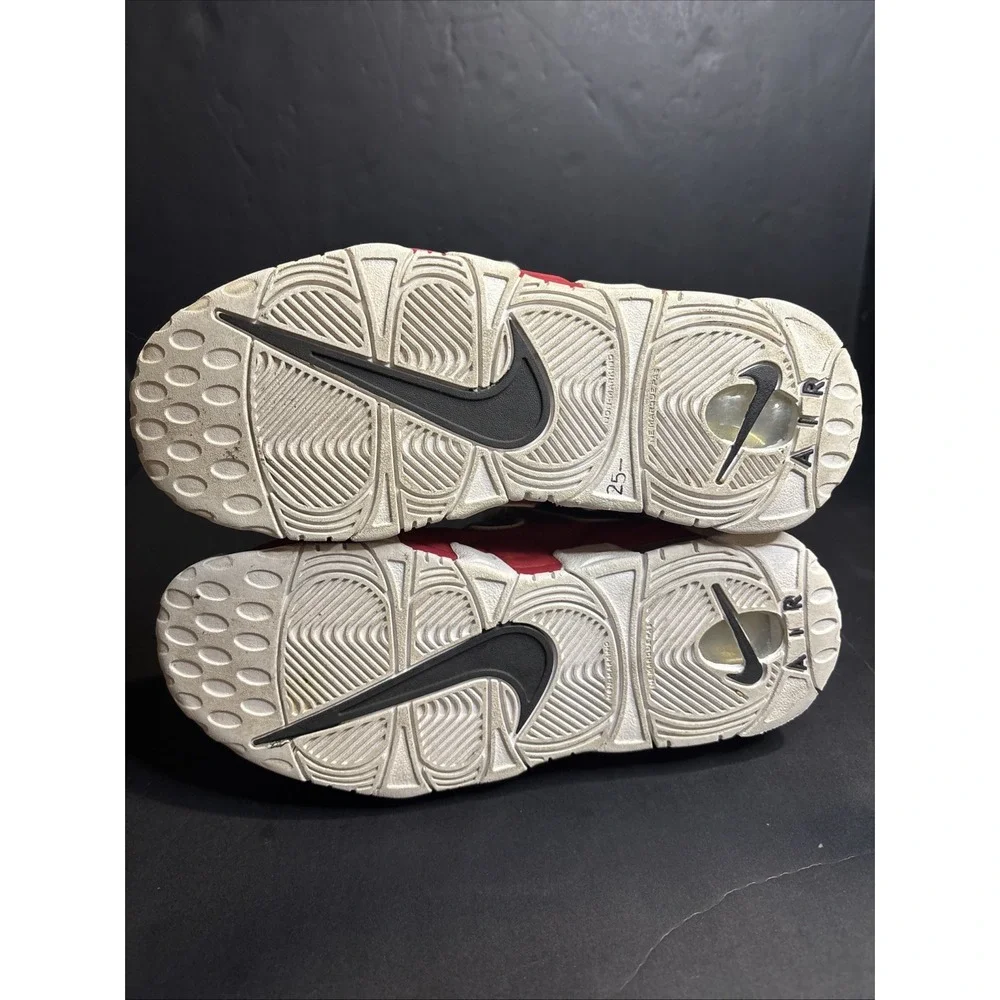 Size 6.5 (GS) - Nike Air More Uptempo Low Varsity Red